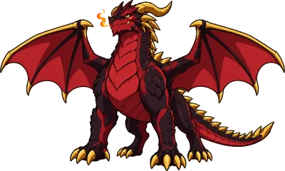 Ragnarix, a red dragon